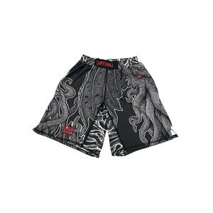 Lift Evil Shorts Mens Small Black Tentacle Print Athletic Drawstring Training